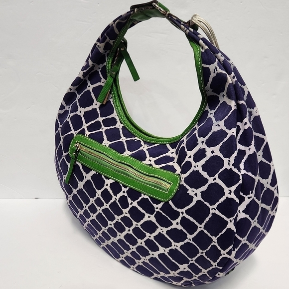 Kate Spade Canvas and Leather Trim Lobster Hobo Bag - Picture 5 of 12